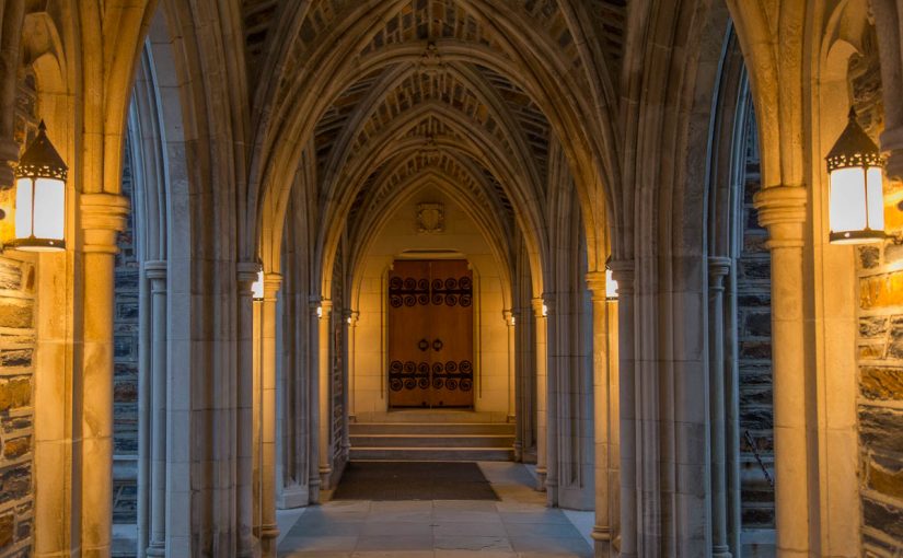 gothic archway and door