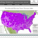 Election year mapping and data visualizations