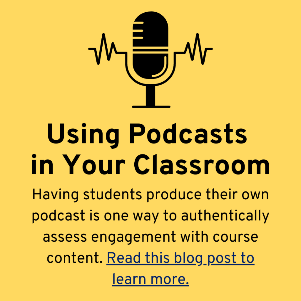 Using podcasts in your classroom: blog post